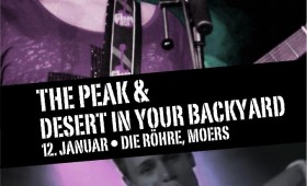 12.01.2013 live on stage – The Peak & Desert in your Backyard