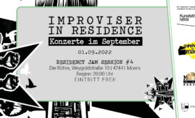 01.09.2022 – Improviser in Residence | Jam Session #4