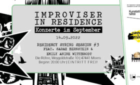 14.09.2022 – String Session #3 – improviser in residence